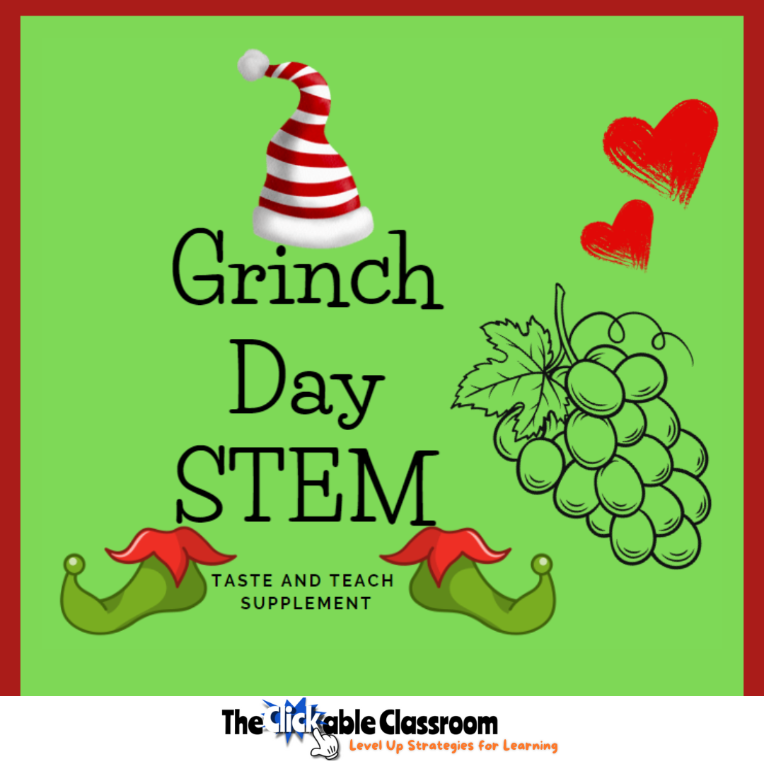 Grinch Your Holiday Break PLAY to Learn Activity!