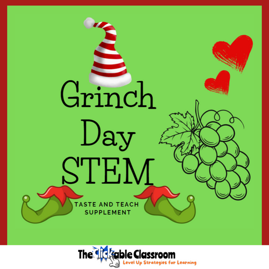 Grinch Your Holiday Break PLAY to Learn Activity!