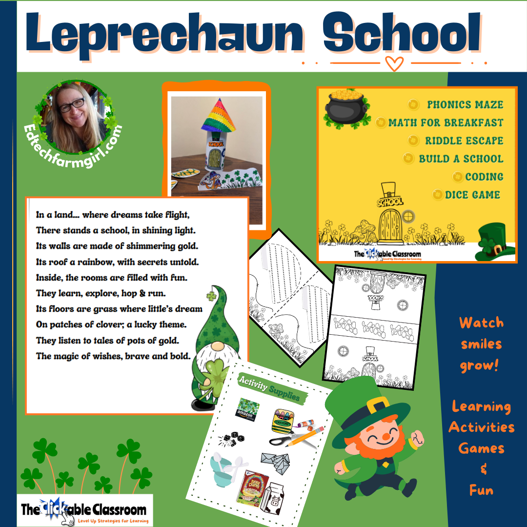 Leprechaun School Riddle Escape Activity