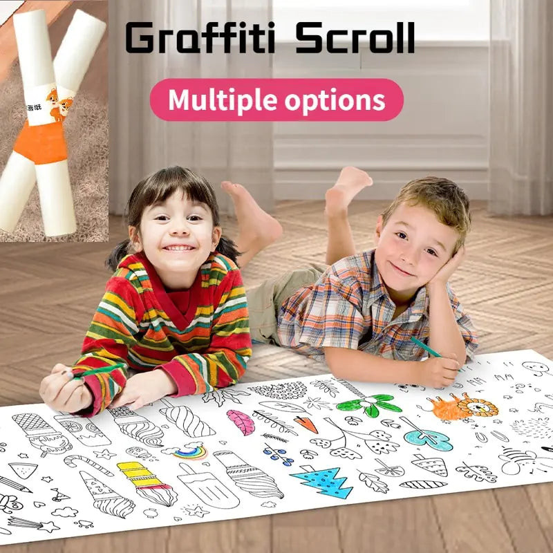 Creative Coloring Scroll